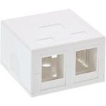 InLine Anschlussdose Aufputz für 2x Keystone RJ45...