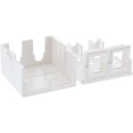 InLine Anschlussdose Aufputz für 2x Keystone RJ45 Buchse, weiß