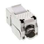 InLine Keystone RJ45 Buchse, SNAP-In, Cat.6a, mit Staubschutz schwarz