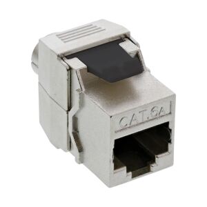 InLine Keystone RJ45 Buchse, SNAP-In, Cat.6a, Schraubverschluss
