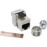 InLine Keystone RJ45 Buchse, SNAP-In, Cat.6a, Schraubverschluss