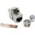 InLine Keystone RJ45 Buchse, SNAP-In, Cat.6a, Schraubverschluss