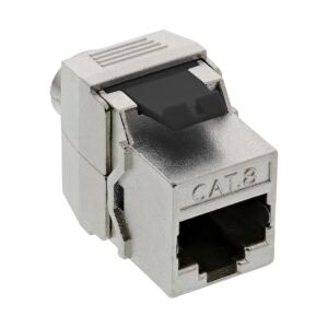 InLine Keystone RJ45 Buchse, SNAP-In, Cat.8.1, Schraubverschluss