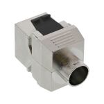 InLine Keystone RJ45 Buchse, SNAP-In, Cat.8.1, Schraubverschluss