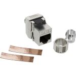 InLine Keystone RJ45 Buchse, SNAP-In, Cat.8.1, Schraubverschluss