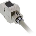 InLine Keystone RJ45 Buchse, SNAP-In, Cat.8.1, Schraubverschluss