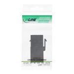 InLine USB 3.1 Keystone Snap-In Einsatz, USB-A Buchse / Buchse, schwarz