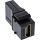 InLine HDMI Keystone Snap-In Einsatz 4K/60Hz, HDMI A Buchse/Buchse, gewinkelt