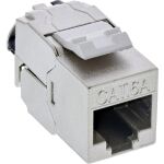 InLine Keystone RJ45 Buchse Slim, SNAP-In, Cat.6A, integrierter Kabelbinder
