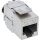 InLine Keystone RJ45 Buchse Slim, SNAP-In, Cat.6A, integrierter Kabelbinder