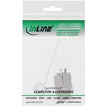 InLine Keystone RJ45 Buchse, SNAP-In, Cat.6a, mit Staubschutz rot