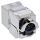 InLine Keystone RJ45 Buchse Slim SNAP-In Cat.6A, integr. Kabelbinder, 10er Pack
