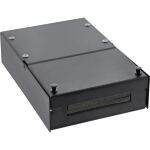 InLine Anschlussdose Aufputz für 4x Keystone RJ45 Buchse, Metall, schwarz