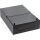 InLine Anschlussdose Aufputz für 4x Keystone RJ45 Buchse, Metall, schwarz
