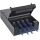 InLine Anschlussdose Aufputz für 4x Keystone RJ45 Buchse, Metall, schwarz