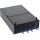 InLine Anschlussdose Aufputz für 4x Keystone RJ45 Buchse, Metall, schwarz