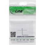 InLine Rahmenset für 2x RJ45 Bu/LSA Einsatz 90°, Keystone SNAP-In, weiß RAL