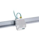 InLine Keystone SNAP-In LWL Keystone Modulhalter, 1-fach für Hutschiene