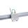 InLine Keystone SNAP-In LWL Keystone Modulhalter, 1-fach für Hutschiene