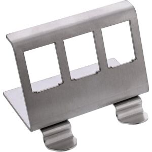 InLine Keystone SNAP-In Metall-Modulhalter, 3-fach für Hutschiene