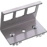 InLine Keystone SNAP-In Metall-Modulhalter, 3-fach für Hutschiene