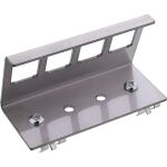 InLine Keystone SNAP-In Metall-Modulhalter, 4-fach für Hutschiene