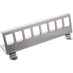 InLine Keystone SNAP-In Metall-Modulhalter, 8-fach für Hutschiene