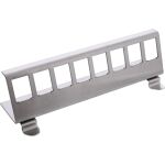 InLine Keystone SNAP-In Metall-Modulhalter, 8-fach für Hutschiene