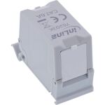 InLine Cat.6A RJ45-Doppelkupplung für Hutschiene