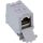 InLine Cat.6A RJ45-Doppelkupplung für Hutschiene