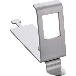 InLine Keystone SNAP-In Metall-Modulhalter, 1-fach für Hutschiene, mit Lasche