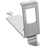 InLine Keystone SNAP-In Metall-Modulhalter, 1-fach für Hutschiene, mit Lasche