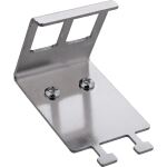 InLine Keystone SNAP-In Metall-Modulhalter, 2-fach für Hutschiene, mit Lasche