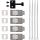 InLine Cat.6A Keystone-Verteilerkasten, Wand-/Hutschiene, STP, 4 Port