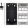 InLine Cat.6A Keystone-Verteilerkasten, Wand-/Hutschiene, STP, 6 Port