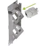 InLine Cat.6A Keystone-Verteilerkasten, Wand-/Hutschiene, STP, 9 Port