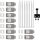 InLine Cat.6A Keystone-Verteilerkasten, Wand-/Hutschiene, STP, 9 Port