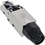 InLine RJ45 Stecker Cat.6A 500MHz, feldkonfektionierbar, geschirmt, Schraubv.