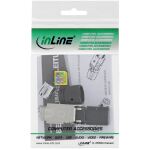 InLine RJ45 Stecker Cat.6A 500MHz, feldkonfektionierbar, geschirmt, Schraubv.