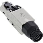 InLine RJ45 Stecker Cat.8.1 2000MHz, feldkonfektionierbar, geschirmt, Schraubv.