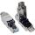 InLine RJ45 Stecker Cat.6A 500MHz, feldkonfektionierbar, geschirmt, 10Gb/s