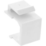 InLine Keystone SNAP-In Blindabdeckung für Modul Steckplatz, weiß 10er Pack