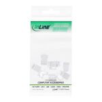 InLine Keystone SNAP-In Blindabdeckung für Modul Steckplatz, weiß 10er Pack