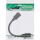 InLine HDMI Keystone Adapterkabel 4K/60Hz, HDMI A Buchse/Buchse, schwarz, 0,2m