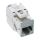 InLine Keystone RJ45 Buchse, geschirmt, Cat.6A, grau 8er Pack