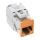 InLine Keystone RJ45 Buchse, geschirmt, Cat.6A, orange 8er Pack