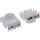 InLine Keystone RJ45 Buchse, geschirmt, Cat.6A, schwarz 8er Pack