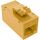 InLine Keystone RJ45 Buchse/Buchse, ungeschirmt, Cat.6A, 8er Pack, gelb