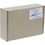 InLine Patchfeld-Dose Aufputz für 8x Keystone RJ45, Metall, schwarz RAL9005