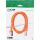 InLine Patchkabel, S/FTP (PiMf), Cat.6, 250MHz, PVC, Kupfer, orange, 2m